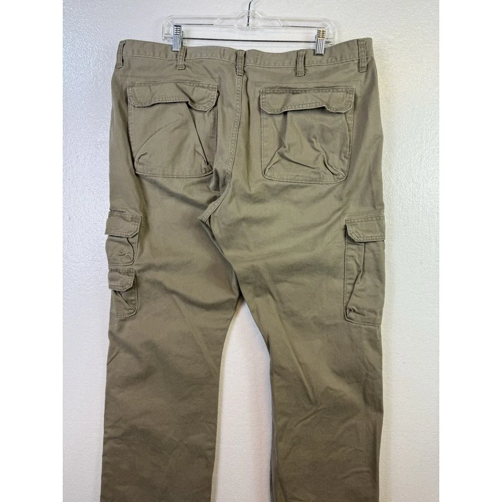 Wrangler Cargo Pants Mens 42x30 Khaki Beige Regular‎ Straight Utility Casual